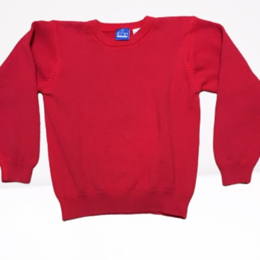 Men’s sweater, red cotton EP Pro golf size S